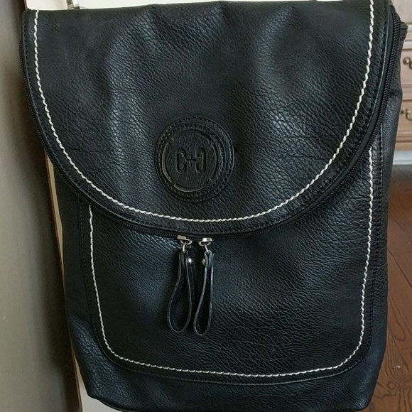 c&c california leather purse
